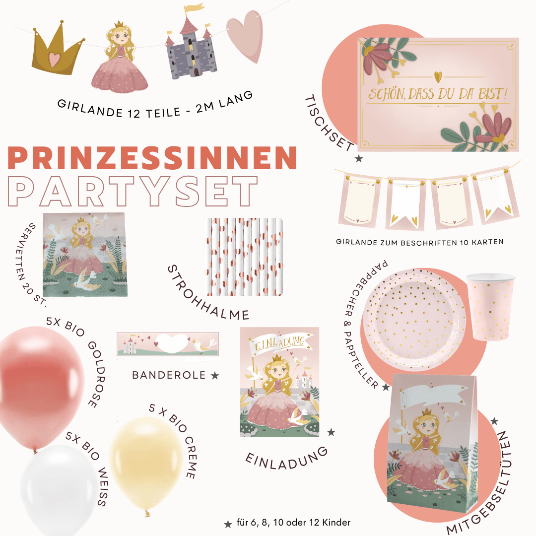 Partyset - Prinzessinnen Geburtstag