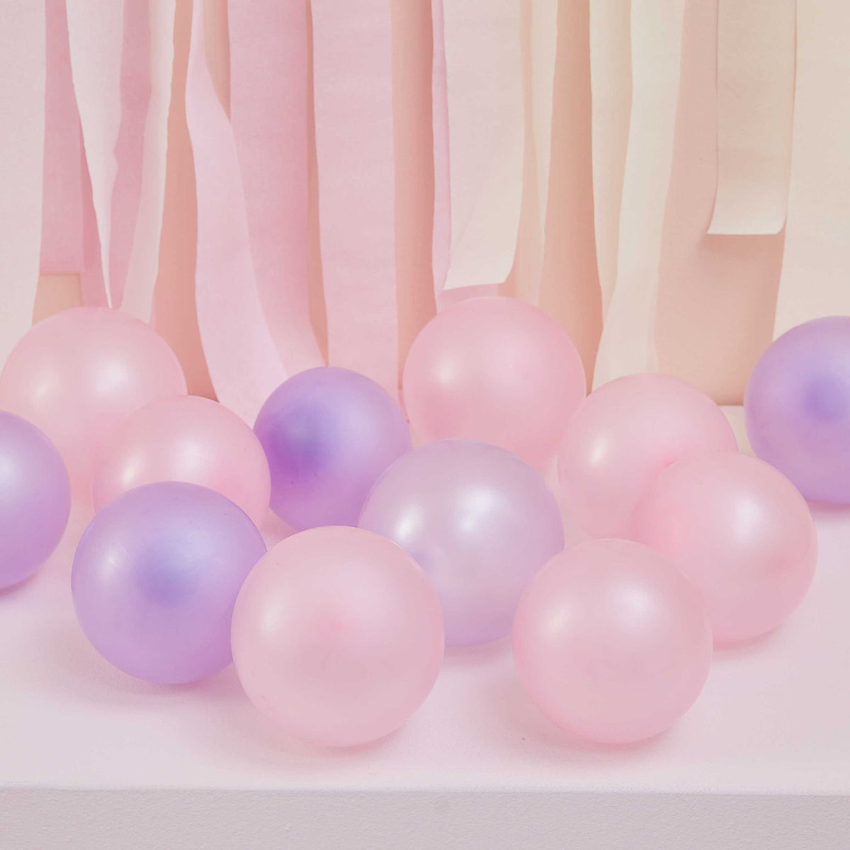 Luftballons - 40 Stück - pink & purple